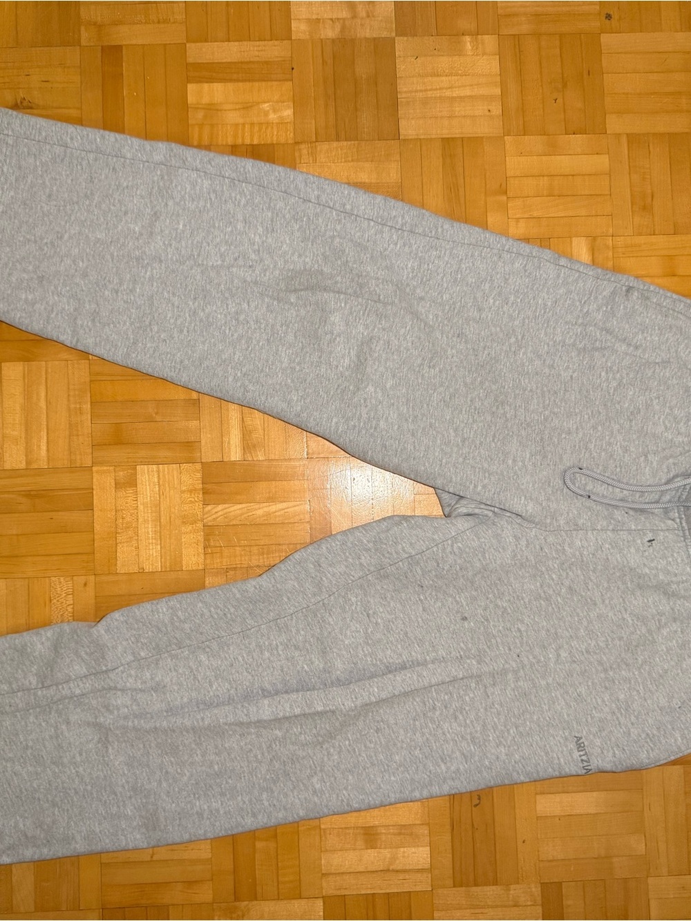 Grey Aritzia Wide Leg Sweatpants